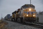 Intermodal cruises south in the rain